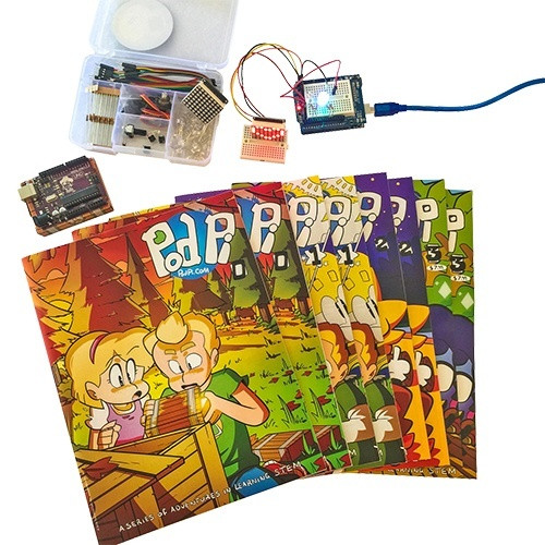 PodPi Adventures Kit Modules 0, 1, 2 & 3 for 2 Students