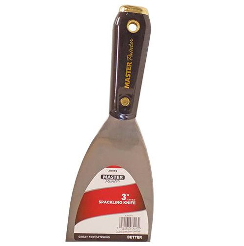 Master Painter Nylon Handle Putty Knife, 3"W Flexible