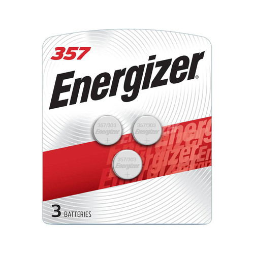 Energizer 1.5V Button Cell Battery 357/303, 3-Pack