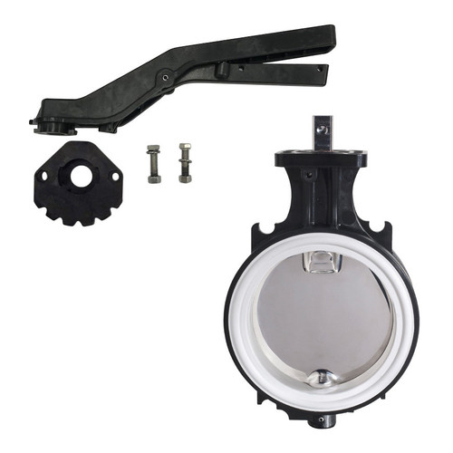 BTI 6B-795-501-BM5 BlackMaxx 6 in. TTMA/ANSI Flange Composite Fiber Butterfly Valve, Allomaxx™ Disc, MaxxLife™ Seat, 5 Position Handle