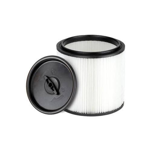 Vacmaster HEPA Fine Dust Cartridge Filter and Retainer, 5-16 Gallon