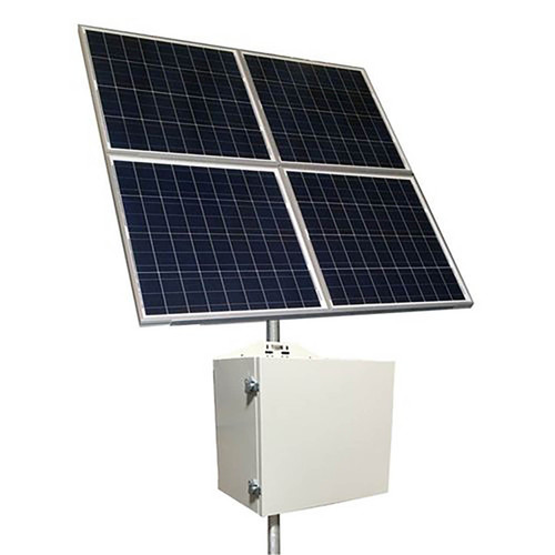 Tycon Systems RemotePro 340W Solar, 12/24V 200Ah Batt, 20A MPPT Controller Remote Power Solar System, Steel Enclosure