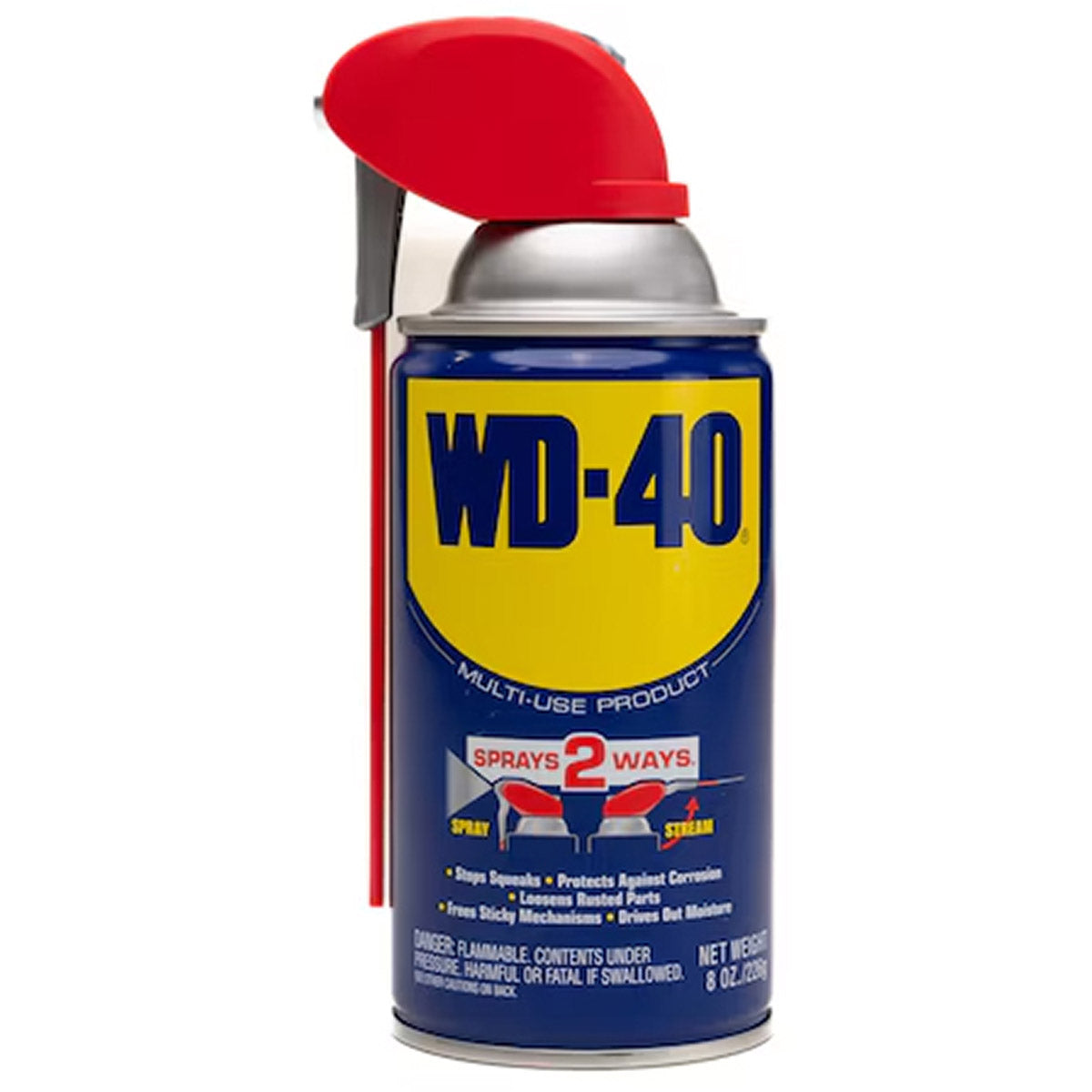 WD-40 LUBRICANT - SMART STRAW - 8 OZ AEROSOL