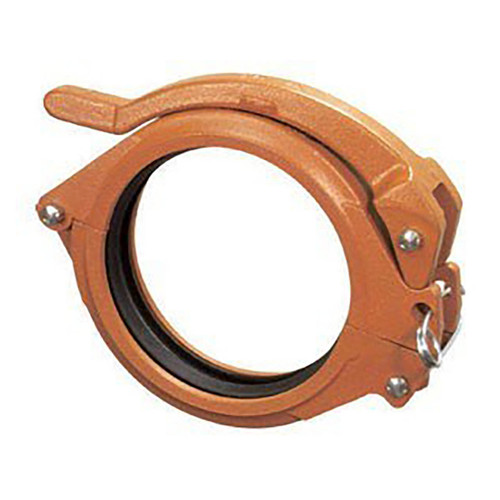 Anvil FIG 7003 HingeLok Coupling w/ EPDM C Style Gasket, Ductile Iron Ptd. Orange