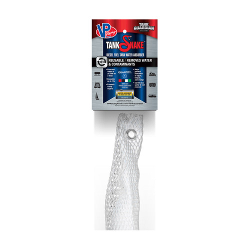 VP Racing Fuels 34915 Reusable White Tank Snake™, 2 1/2 in. x 12 ft., 180 oz. Absorp. Cap.