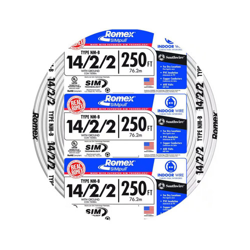 Southwire Romex Cable, 14/2