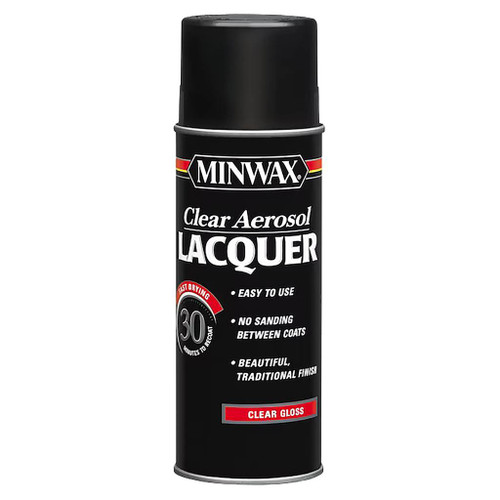 Minwax Gloss Clear Lacquer, 11.5 oz.