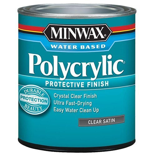 Minwax Polycrylic Water-based Finish, Satin, Gal.