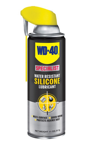 WD-40 Water Resistant Silicone Lubricant Spray, 11 oz.