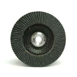 PFX Utility Flap Discs, 4 1/2" X 7/8", Grit 40, Type 27, Flat, Blue/Green (10/Pkg)