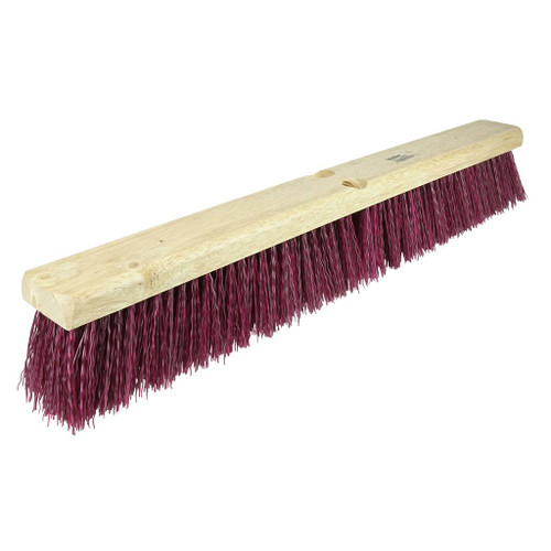 Weiler Garage Brush Maroon Polypropylene Fill, 18"