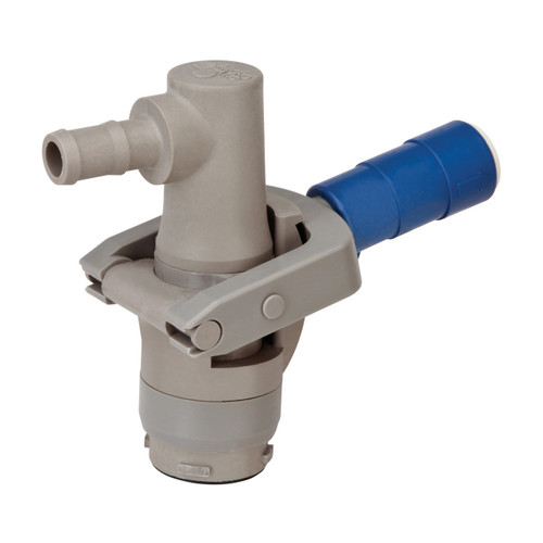 Micro Matic CompositeDEF Dispense Coupler, 3/4 in. Barbed 90° Liquid Outlet, EPDM Seals