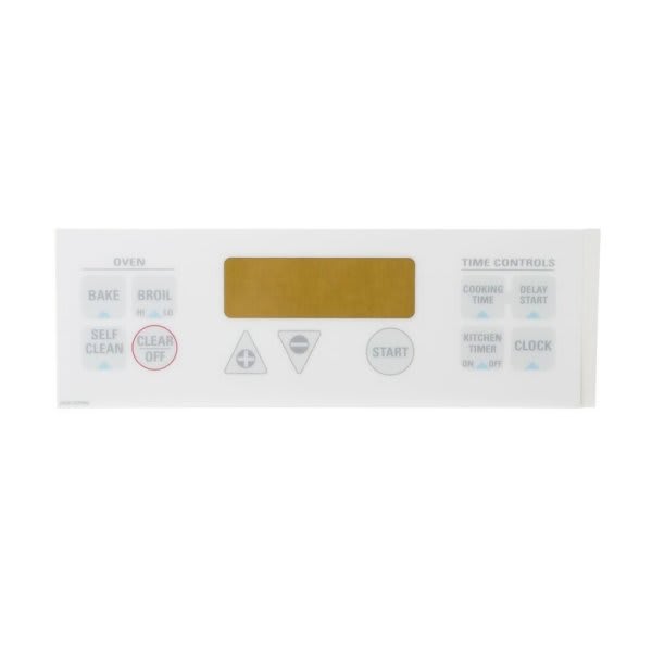 GE Replacement Control Panel And Overlay For Range, Part#wb27k5338