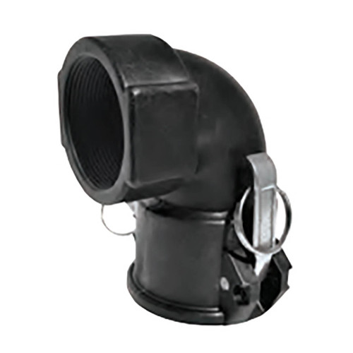 TerreMax DL Series 90° Polypropylene Camlock Couplings, Female Coupler x Female NPT
