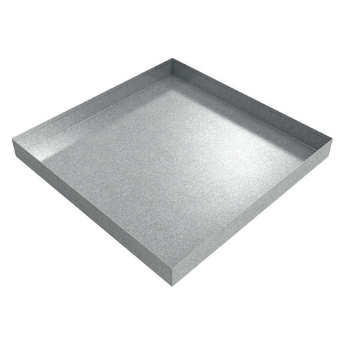 JME 24 in. x 24 in. Square Galvanized Drip Pan