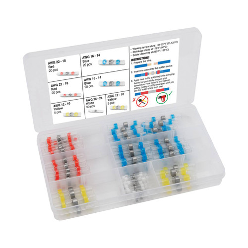 Performance Tool Heat Shrink Solder Connections, 120-Piece
