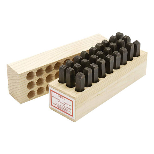 Young Bros. Steel Stamp Set, Letter, 1/8"