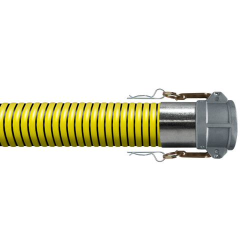 Kuriyama Tiger Yellow 2 in. EPDM Suction Hose Assembly w/ Female Coupler Ends