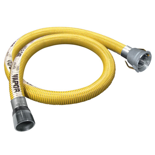U.S. Hose 4 in. x 18 ft. Vapor Hose Assembly w/ Male NPT x CPP Ends