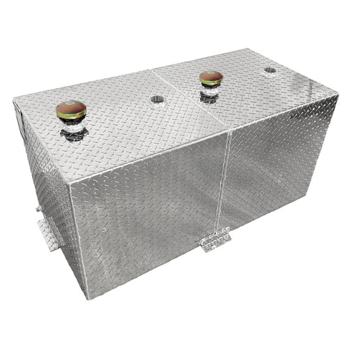 110 Gallon Aluminum Rectangle Split Fuel Transfer Tank