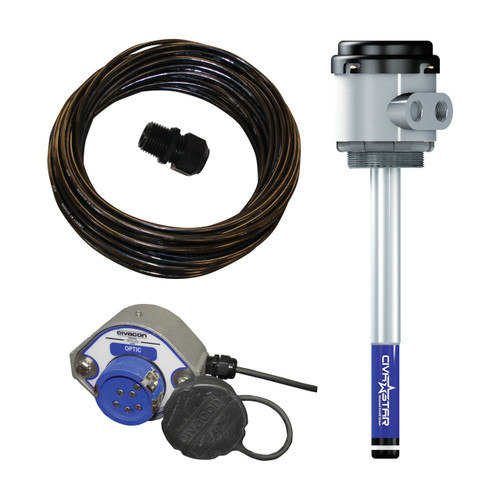 Civacon AV5-1 Single Compartment Hard-Wire Aviation Kit, 5-Wire, Blue Optic Socket, 12 in. Sensor