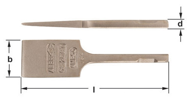 Chisel, Pneumatic Scaling 5/8" - Non-Sparking, Non-Magnetic CS-23-ST