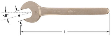 Wrench, Open End 41mm - Non-Sparking, Non-Magnetic 0162