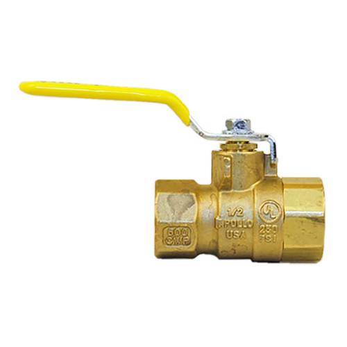 Apollo 77F-100 Series 1/2 in. FNPT Forged Brass Ball Valve - Full Port