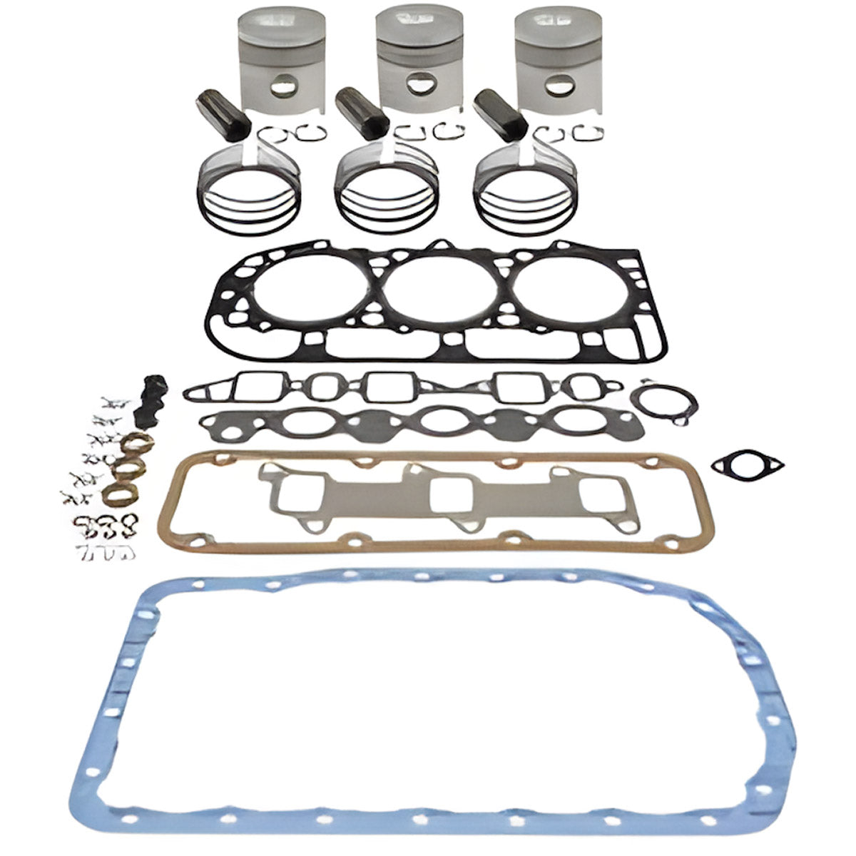 TISCO Basic In-Frame Engine Rebuild Kit - Standard Pistons, Ford, 201