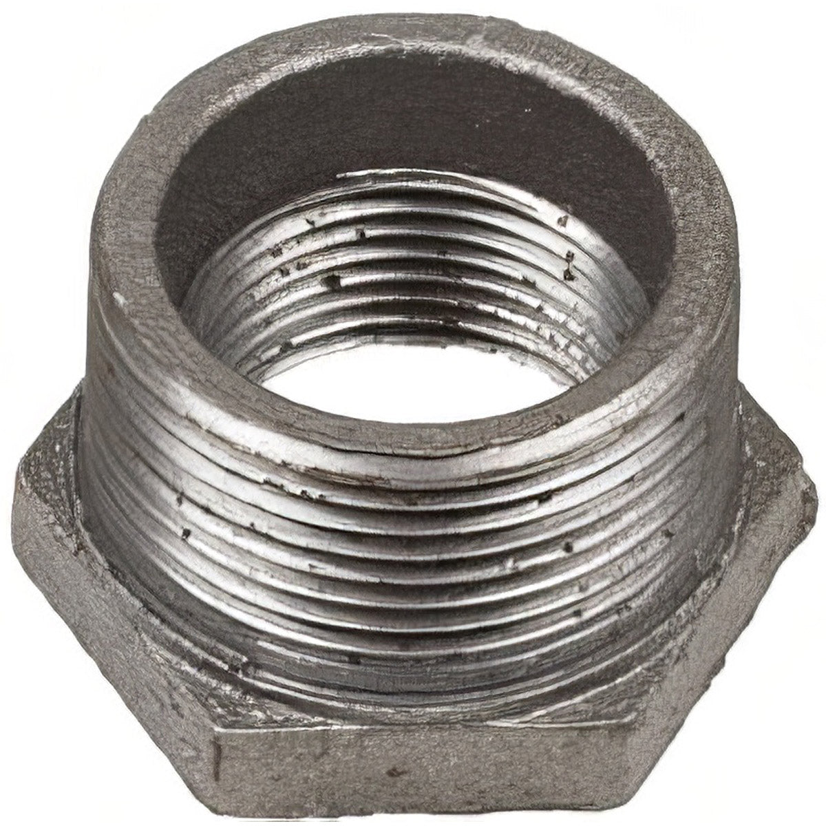 1 INCH X 3/4 INCH MNPT X FNPTBLACK IRON HEX BUSHING