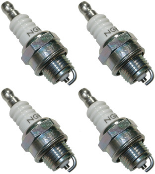 NGK 4 Pack of Genuine OEM Standard Spark Plugs - BPM7A-4PK
