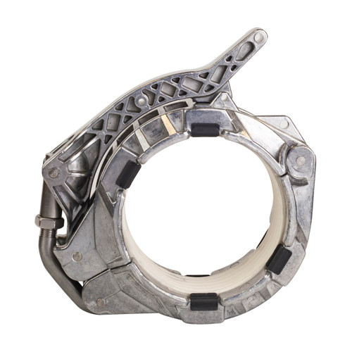 BTI BTC-A1-4S All-in-One 4 in. Aluminum Coupler, Split Nitrile Rubber Gasket, Composite Cam Handle