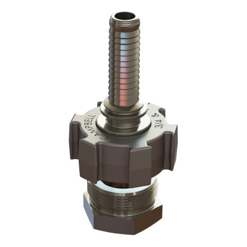 Campbell Fittings RGJF-3 3/4 in. Female Viton Seal Ground Joint Coupling w/ Low Profile Nut