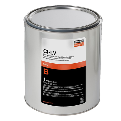 Simpson Strong Tie-CILV3KT, Low Viscosity Structural Injection Epoxy, 3 Gallon Kit (Qty. 1)