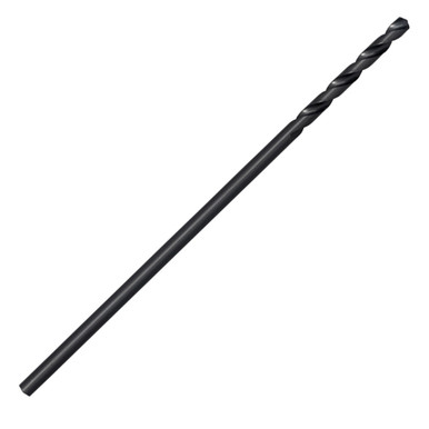 135 Degree Split Point Black Oxide Treated 12" Aircraft Extension Drill Bit 1/4" CS12X-1/4 (12/Pkg.)