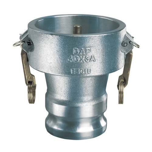 Kuriyama 4 in. Female Coupler x 3 in. Male Coupler Aluminum Vapor Recovery Coupler w/ Probe