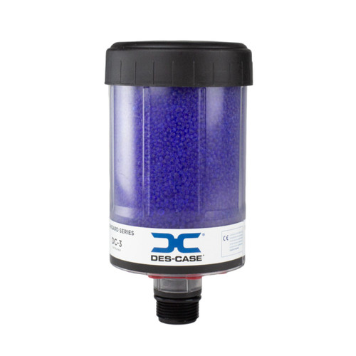 Des-Case DC-3 1 in. Multi-Fit (NPT, BSPT, NPSM) Standard Desiccant Breather - 1.4 lbs. Silica Gel