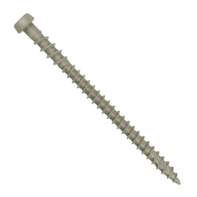 Simpson Strong Tie #10 x 2" Deck Drive DCU Composite Deck Screws, Quik Guard Coating, Gray (70/Pkg.) #DCU2GRR70