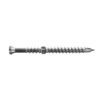 Simpson Strong Tie #10 x 2-1/2" Deck Drive DHPD Hardwood Screws, 305 Stainless Steel, Square Drive (350/Pkg) #DHPDSS212R350