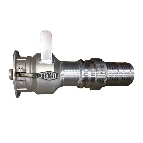 Dixon Vapor Recovery 4 in. Coupler x 4 in. Straight Swivel Hose Shank w/ Probe, Check Valve, & Handle