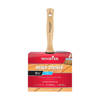 Wooster Genuine 5.5" Bravo Stainer Bristle/Polyester Paintbrush - F5119-5.5