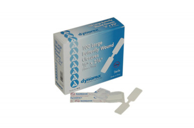 Butterfly Wound Closures, Large, 100 Per Box 1-120L