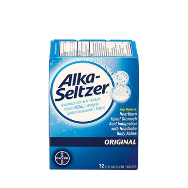 Alka-Seltzer, 72 tablets/box 12406