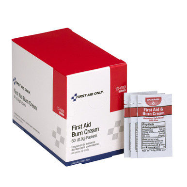 First Aid Burn Cream, 60 per Box 13-600