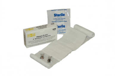 3" Hema-Flex Bandage Compress, 2 Per Box 2-005