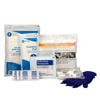 22 Piece First Aid Triage Pack - Major Wound Triage Treatment 71-130