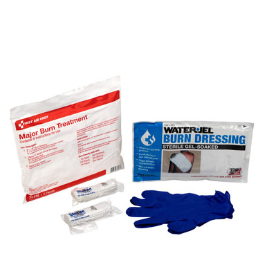 5 Piece First Aid Triage WaterJel Severe Burn Treatment Pack , First Aid Triage Pack - Severe Burn Treatment 71-170