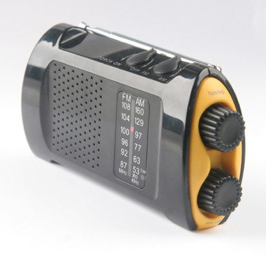 Handheld Portable Crank Radio with Flashlight 90423