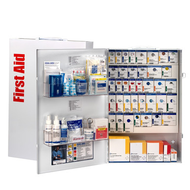 200 Person XXL Metal SmartCompliance Food Service First Aid Cabinet without Medications 90835