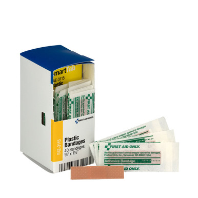 SmartCompliance Refill 3/8" x 1.5" Junior Plastic Bandages, 40 per Box FAE-3115